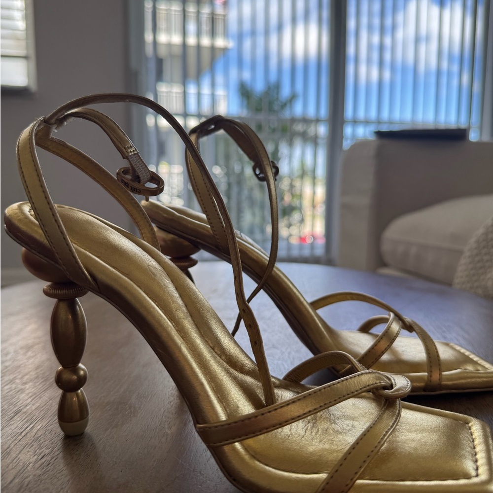 Cult Gaia Maddie Sandal Gold